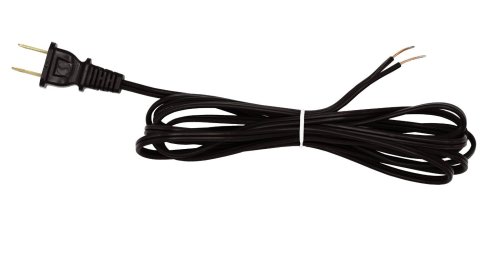 Midnight Wire Replacement for Lamps and Lighting Fixtures - 8 Feet Long, 1 Pack