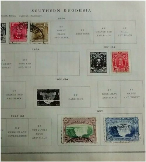 Rhodesian Heritage Stamp Set