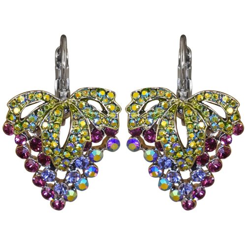 Whimsical Vineyard Goddess Leverback Earrings