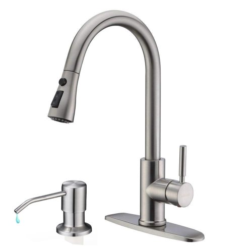 Nickel Swivel Spout Mixer Tap