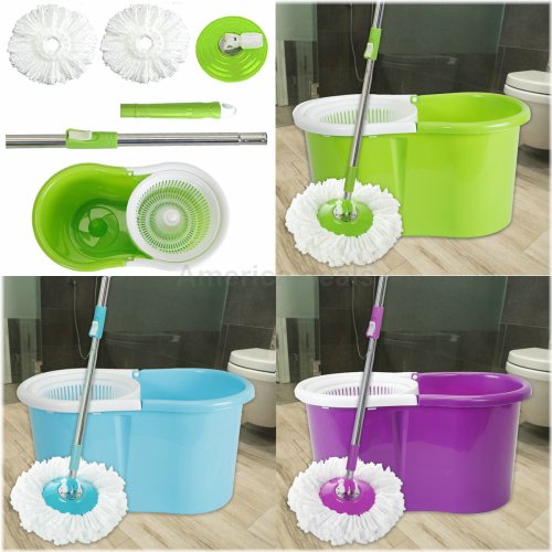 CleanSpin Set with Microfiber Mop Heads