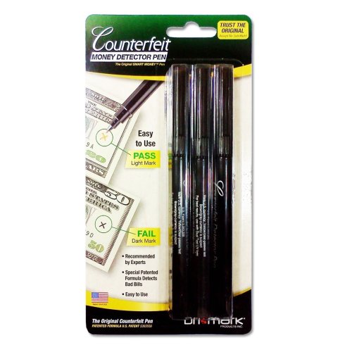 DriMark US Dollar Counterfeit Money Detector Pens (Sealed Packs)