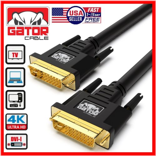 Gold-Plated Dual Link Video Cable - 6FT