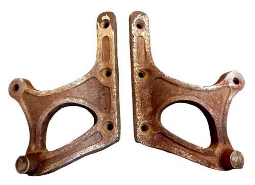 Koken Barber Chair Backrest Brackets Set