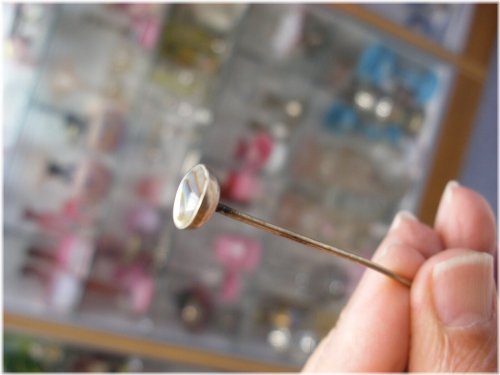 Victorian Mother of Pearl Hat Pin