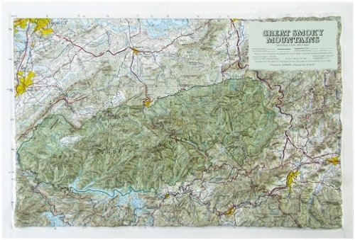 Great Smoky Mountain National Park Raised Map Puzzle