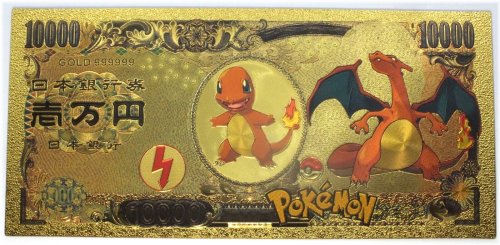 Golden Pokemon Coin Set