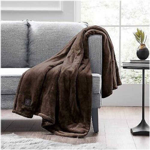 Deep Brown Cozy Comfort Throw