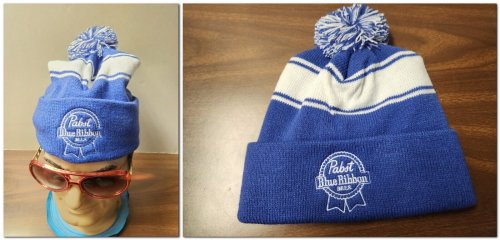 Vintage PBR Pom Pom Beanie