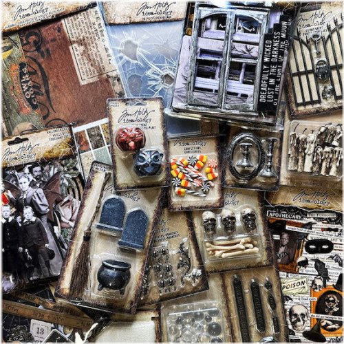 Spooky Spectacular Scrapbook Accents by Tim Holtz