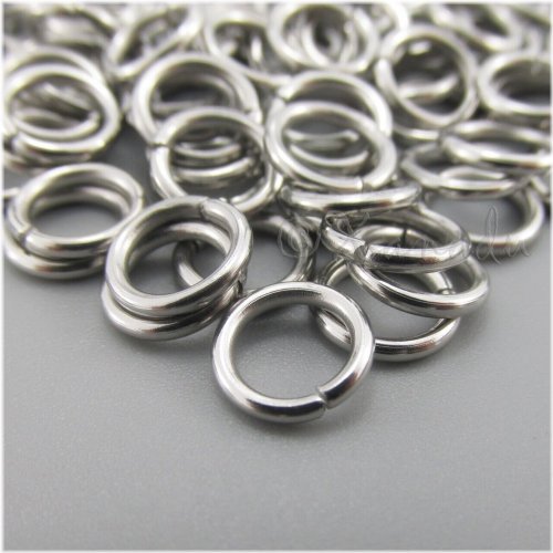 Stainless Steel 13mm Jump Rings - Pack of 10/20/50 (12 Gauge)