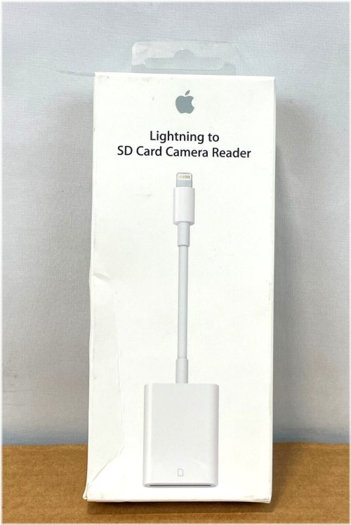 Apple Lightning to SD Card Camera Reader Adapter - Open Box