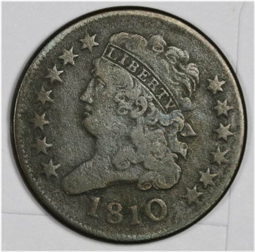 Vintage 1810 Copper Coin