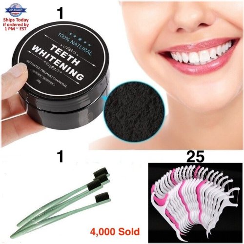 Charcoal Shine Brightening Dental Care Kit