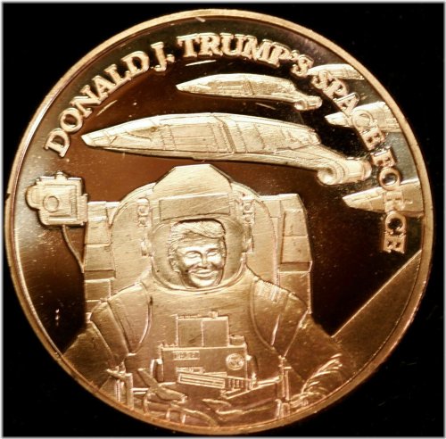 Space Force Commemorative Copper Round