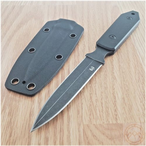 Dual Edge Micarta Blade by Fred Perrin