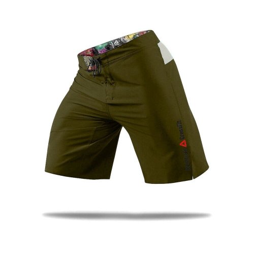 Olive Core Training Shorts by Reebok CrossFit