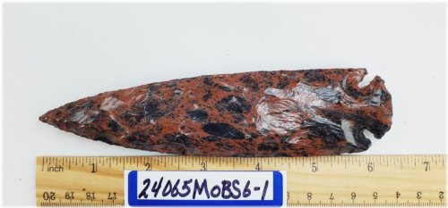 Mahogany Obsidian Spearhead