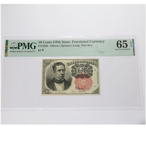 Liberty Ten Cent Fractional Currency