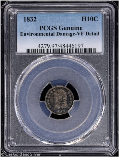 Vintage Capped Bust Half Dime - 1832