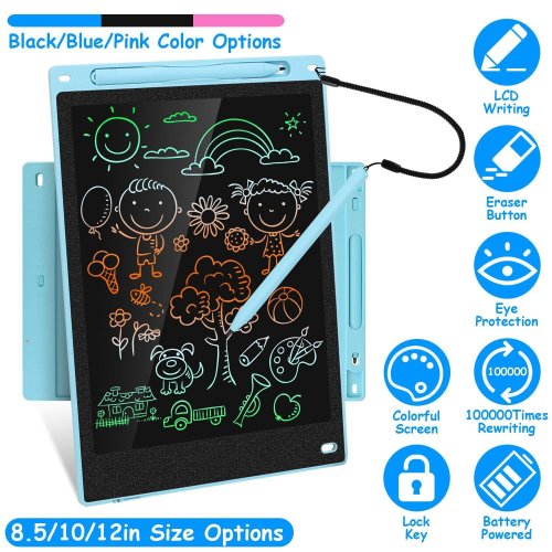 Rainbow Scribble Pad - Educational Drawing Tablet for Kids