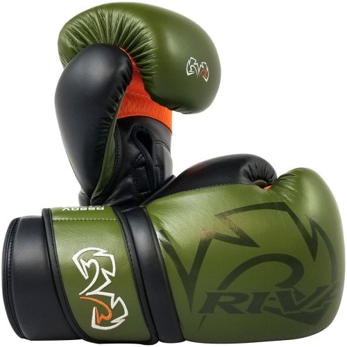 Khaki Green Impulse Sparring Gloves by RIVAL Boxing