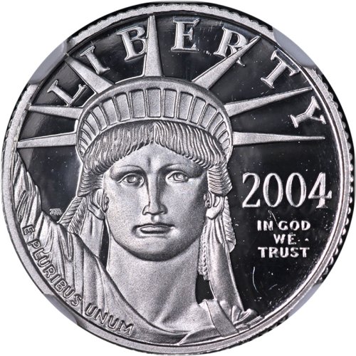 2004-W Platinum American Eagle $10 NGC PF69 Ultra Cameo Brown Label