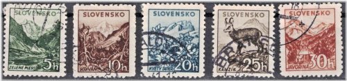 Slovakian Stamp Set: 1940-1943 Edition