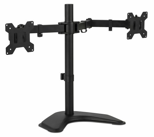 DualView Desk Stand for 21-32 Inch Computer Screens by Mount-It