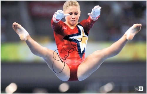 Golden Glory: Shawn Johnson Team USA Autographed Photo