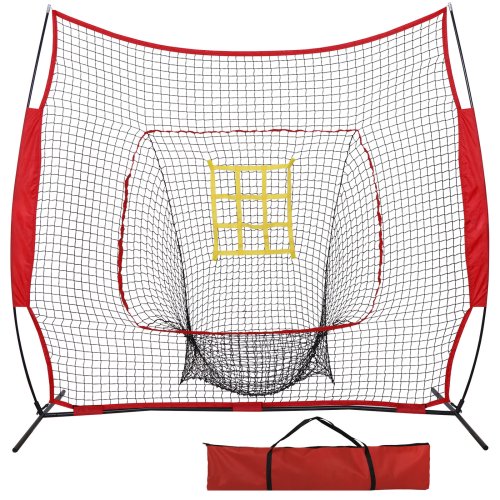 Practice Net with Carrying Bag for Baseball and Softball Training