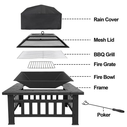 Ember Square Fire Pit