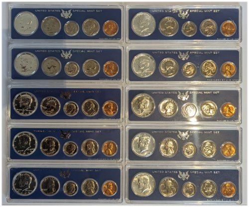 1966 United States Special Mint Set - Ten Coins (No Boxes)