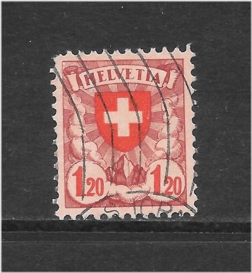 Swiss Rose Stamp - 1924 Issue