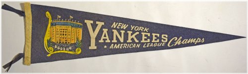 Yankees 1936 Vintage Pennant