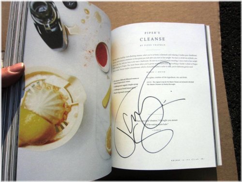 Orange is the New Black Cast Autographed Cookbook