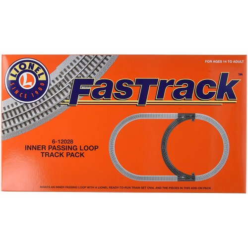 FasTrack Inner Passing Loop Add-On for O Gauge Model Trains