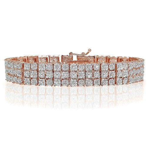 Rose Radiance Diamond Tennis Bracelet