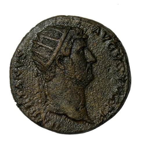 Hadrian Bronze Dupondius Coin