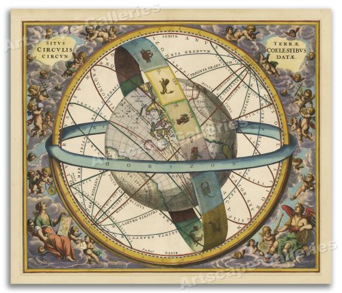 Harmonia Macrocosmica Earth Map