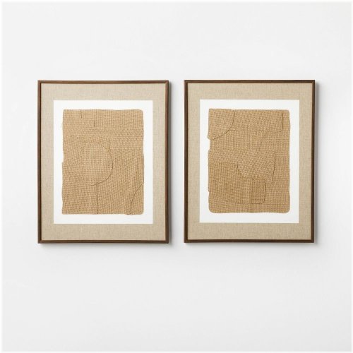 Natural Jute Framed Canvases
