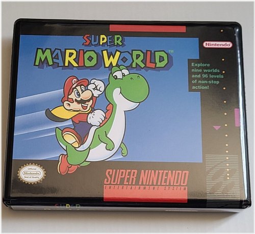 Pixel Perfect Console Protector: Premium Storage Solution for Super Mario World on SNES