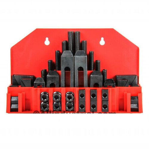 Pro-Set T-Slot Clamp Kit for Bridgeport Mill Setup (58 Pieces)