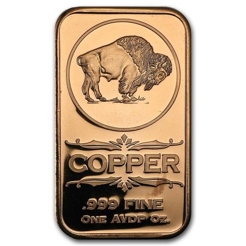 Buffalo Nickel Copper Bar