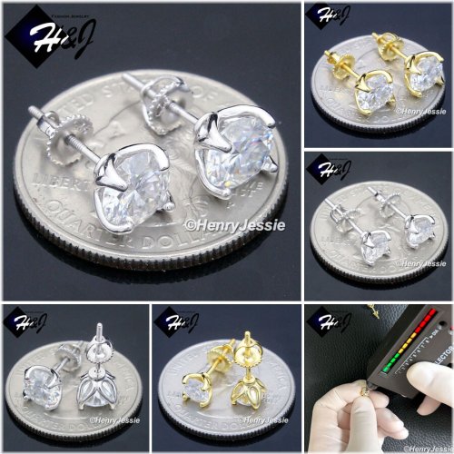 Radiant Moissanite Earrings