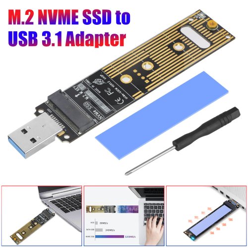 SwiftLink NVMe Adapter for High-Speed SSD Transfer