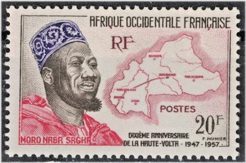 Reestablishment Commemorative Stamp: French West Africa 1958