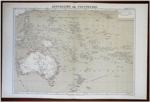 Southern Pacific Islands Vintage Map Collection