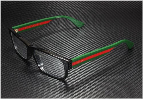 Black Square Rectangular Men's Eyeglasses