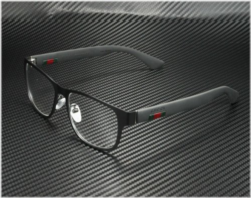 Black Rectangular Square Eyeglasses by Gucci